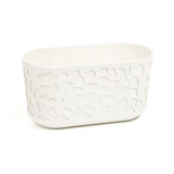 Kép 1/4 - Lamela Duet balkonláda  40x19,5cm, ovális, krém-krém