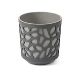 Kép 1/12 - Lamela Duet kaspó 25cm, kerek, szürke-antracit szürke