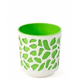 Kép 1/12 - Lamela Duet kaspó 29cm, kerek, világos zöld-krém