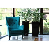 Kép 11/16 - Lamela Finezja kaspó, 25cm, fehér