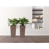 Kép 13/16 - Lamela Finezja kaspó, 25cm, fehér