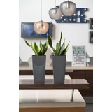 Kép 3/16 - Lamela Finezja kaspó, 25cm, fehér