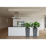 Kép 7/16 - Lamela Finezja kaspó, 25cm, fehér