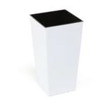 Kép 1/16 - Lamela Finezja kaspó, 25cm, fehér