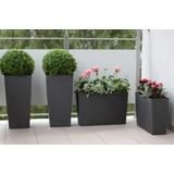 Kép 8/9 - Lamela Finezja rattan kaspó, 25cm, fehér