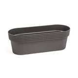 Kép 1/6 - Lamela Jersey balkonláda, 5x19,50cm, antracit szürke
