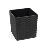 Kép 1/7 - Lamela Juka Rattan kaspó, 30cm, fekete