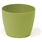 Kép 1/4 - Lamela Magnolia Jumper kaspó, 16cm, kerek, olajbogyó