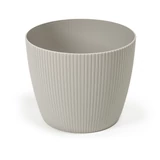 Kép 1/4 - Lamela Magnolia Jumper kaspó, 22cm, kerek, sötétszürke