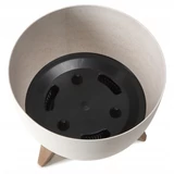 Kép 2/4 - Lamela Roma Eco kaspó, 29cm, fehér