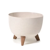 Kép 1/5 - Lamela Roma Eco kaspó, 47cm, fehér