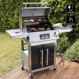 Kép 4/6 - Landmann Elektromos grillkocsi, Inox, 3.2kW