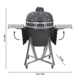 Kép 2/8 - Landmann Kamado faszenes grillező, 56cm