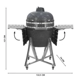 Kép 2/8 - Landmann Kamado faszenes grillező, 56cm