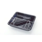 Kép 3/4 - Landmann Portago hordozható faszenes grill, 4 személy, fekete