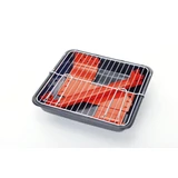Kép 3/3 - Landmann Portago hordozható faszenes grill, 4 személy, piros