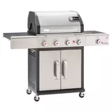 Kép 1/5 - Landmann Triton maxX PTS 4.1 gázgrill, rozsdamentes acél