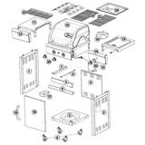 Kép 5/5 - Landmann Triton PTS 2.1 gázgrill, Piezo, 30mbar, ezüst
