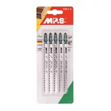 Kép 2/2 - MPS Profi Line szúrófűrészlap fára, fordított fogas, egyenes vágáshoz, 110mm, 10TPI, 5db