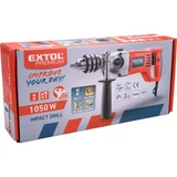 Kép 2/2 - Extol ütvefúrógép, fémházas, 0-2500 ford/perc, tokmány 3-16mm, 1050W