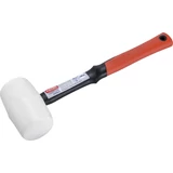 Kép 1/2 - Extol gumikalapács üvegszálas nyéllel, fehér gumi, 60 mm, 0.48 kg