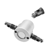 Kép 3/4 - Extol fúrógéppel hajtható mechanikus lemezvágó/lyukasztó fej, max. 2mm lemezekhez