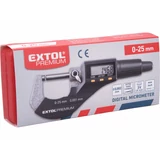 Kép 2/2 - Extol digitális mikrométer, keményfém mérőfelület, 0-25mm