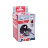 Kép 2/4 - Extol körkivágó téglához, SDS Plus befogás, 115mm, M22x170mm