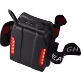 Kép 2/3 - LED fejlámpa, 10 W, CREE XPL, 450lm; tölthető akkuval, zoom + 3 funkció (teljes/ 1/4 fényerő, vi