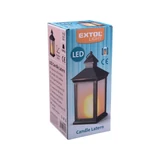 Kép 2/2 - Extol LED lámpa, dekorációs, láng hatású, sárga fényű, elem nélkül