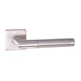Kép 2/2 - Panama króm-inox négyzetrozettás kilincs
