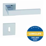 Kép 2/2 - Square Tupai króm négyzetrozettás kilincs