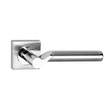 Kép 2/2 - Viva króm-inox négyzetrozettás kilincs