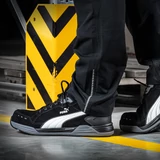 Kép 6/6 - Puma Airtwist Black Low S3 ESD HRO SRC munkavédelmi cipő, fekete, 46