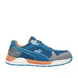 Kép 1/5 - Puma Frontside Low S1P ESD HRO SRC munkavédelmi cipő, kék-szürke-narancs, 39