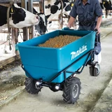 Kép 17/19 - Makita DCU605Z akkus talicska, tartály felépítménnyel 300kg, 2x18V LXT Li-ion (akku és töltő nélkül)