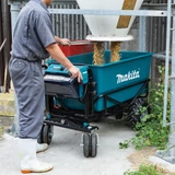 Kép 18/19 - Makita DCU605Z akkus talicska, tartály felépítménnyel 300kg, 2x18V LXT Li-ion (akku és töltő nélkül)