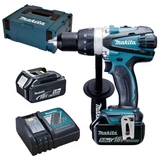 Kép 1/3 - Makita DDF458 akkus fúró-csavarozó, 18V, 13mm, 91Nm (2db 5Ah akkuval és töltővel)