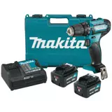 Kép 1/4 - Makita DF333D akkus fúró-csavarozó, 12V, 10mm, kofferban (2db 4Ah akkuval és töltővel)