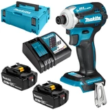 Kép 1/2 - Makita DTD171 akkus ütvecsavarozó, 180Nm, 18V (2db 5Ah akkuval és töltővel)