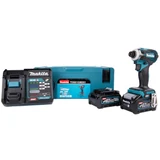 Kép 1/12 - Makita TD001G akkus ütvecsavarozó, 40V, 220Nm, 1/4&quot;, kofferban (2db 4Ah akkuval és töltővel)