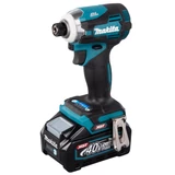 Kép 2/12 - Makita TD001G akkus ütvecsavarozó, 40V, 220Nm, 1/4", kofferban (2db 4Ah akkuval és töltővel)