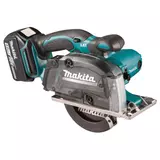 Kép 2/2 - Makita DCS552 akkus fémvágó körfűrész, 136mm, 18V (2db 5Ah akkuval és töltővel)