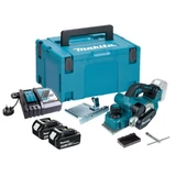 Kép 1/8 - Makita DKP181 akkus gyalu, 18V, 82mm, kofferban (2db 5Ah akkuval és töltővel)