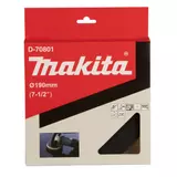 Kép 2/2 - Makita szivacskorong polírozáshoz, lágy, 190mm, fekete