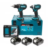 Kép 2/2 - Makita DLX2127TJ1 akkus gépszett, 18V LXT Li-Ion, DDF482+DTD152, 3x5.0Ah