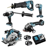 Kép 1/7 - Makita DLX5034T LXT akkus gépcsomag, 18V (2db 5Ah akkuval és töltővel)
