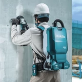 Kép 4/4 - Makita DVC665 akkus háti porszívó, 2x18V, 11kPa, 6L (akku és töltő nélkül)