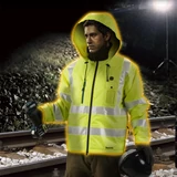 Kép 5/5 - Makita DCJ206 LXT akkus fűthető, jól láthatósági kabát, 18V, L (akku és töltő nélkül)