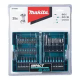 Kép 3/3 - Makita Impact Black bit- és dugókulcskészlet, 1/4", 35db